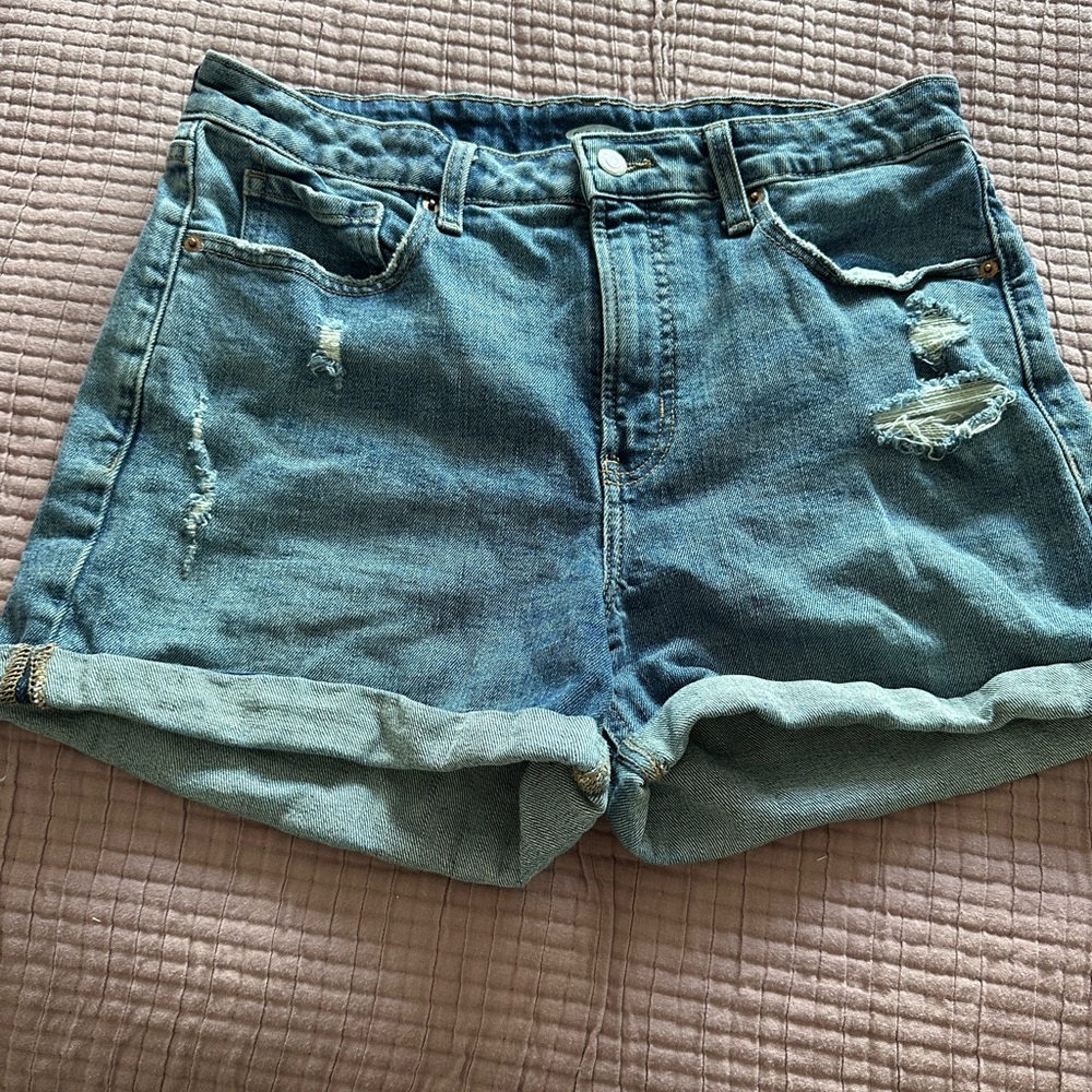 Denim Distressed Women's Shorts